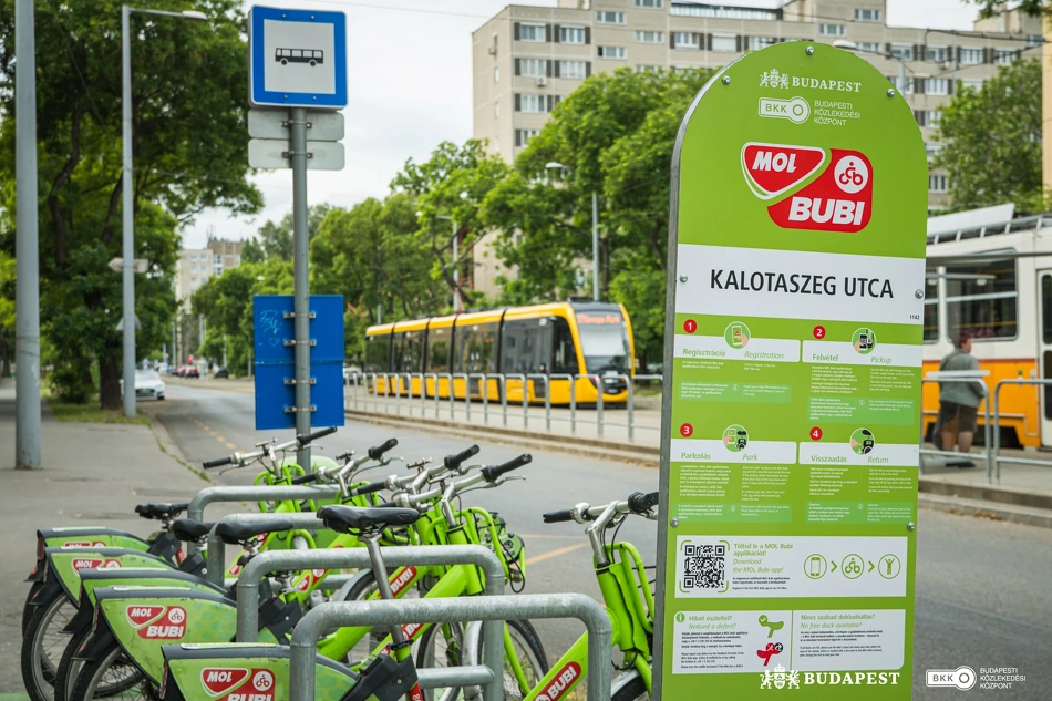 Új MOL Bubi gyűjtőállomás