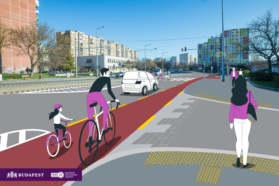 IV., Pozsonyi út, István utca látványterv