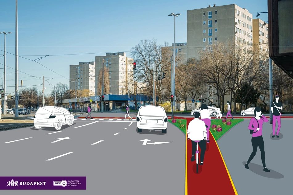 Az újpesti István út, Pozsonyi utca látványterve