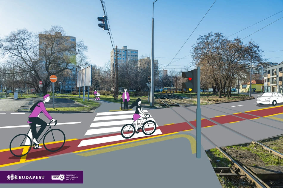 Az újpesti István út, Pozsonyi utca látványterve