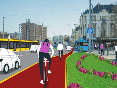 István út - Pozsonyi utca látványterv