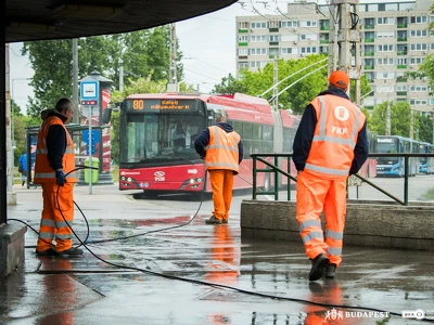 Nagytakarítás az Örs vezér terén
