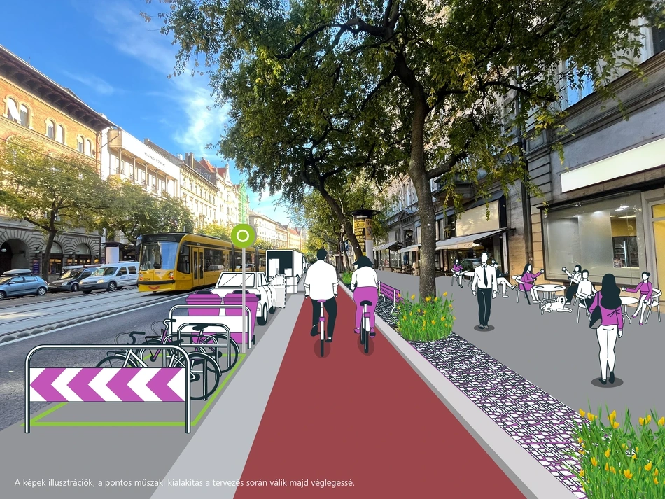 Nagykörúti tervezés, látványterv