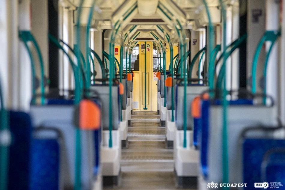 Combino villamos belső tere