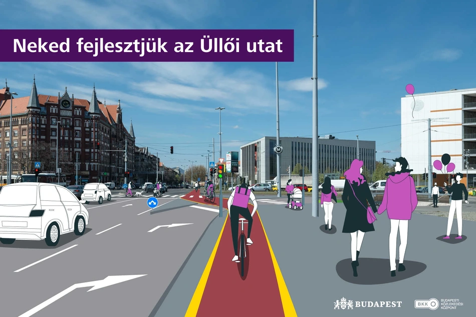 Üllői úti látványterv.