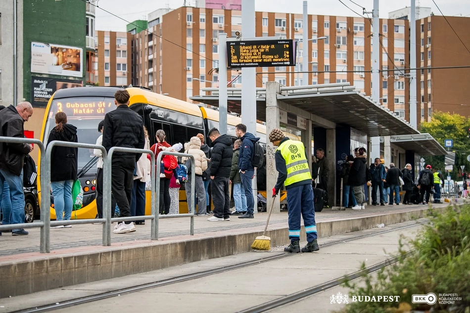 Köztisztasági akció Kőbányán.