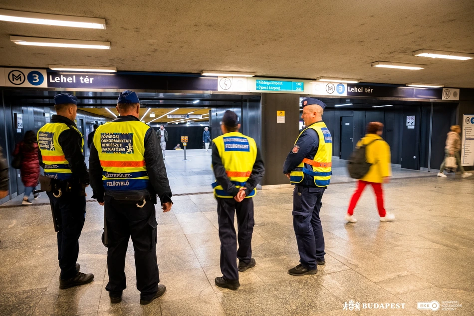 Köztisztasági és közrendvédelmi kezdeményezés a Lehel téren.