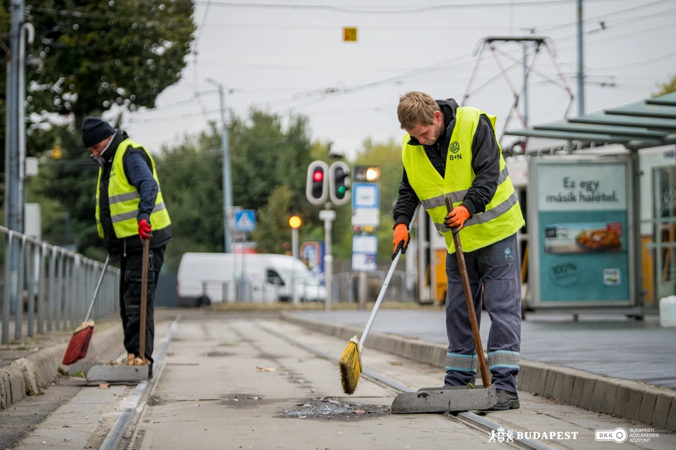 Köztisztasági és közrendvédelmi kezdeményezés a Lehel téren.