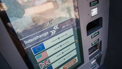 Valutaváltás egy gombnyomással a belvárosban