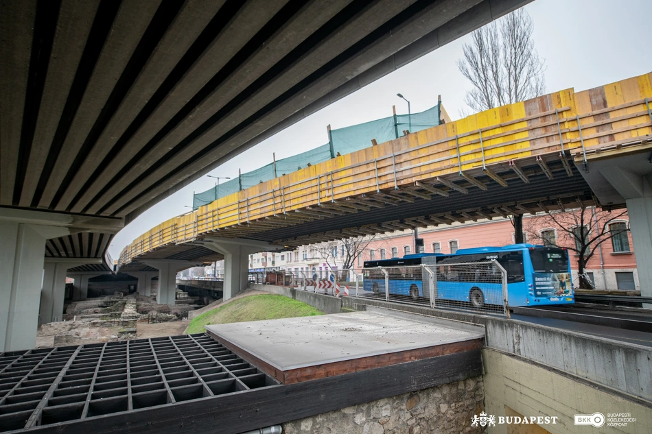 Flórián téri felüljárók felújítása.