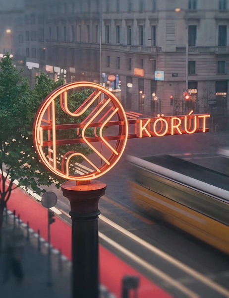 Látványterv a Nagykörútról