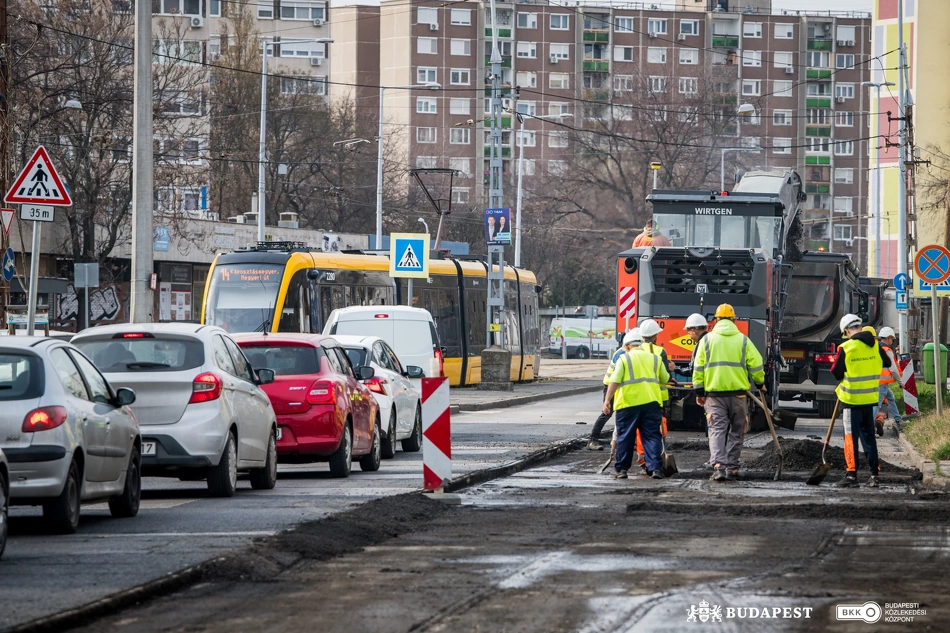 Elkezdődött a munka Újpesten.
