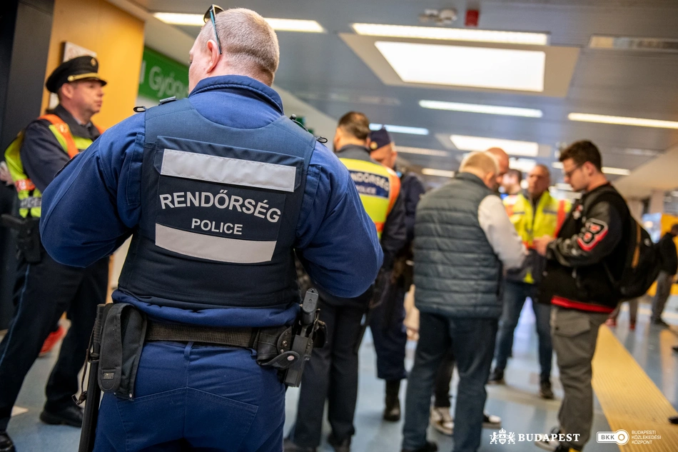 Köztisztasági és közrendvédelmi akció a KÖKI-nél.