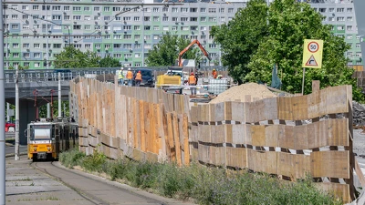 70 százalékot meghaladó készültségnél tart a Flórián téri felüljárók felújítása