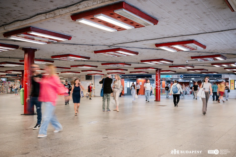 Nyugati téri aluljáró.