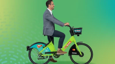 Megjelennek a zöld kerékpárok Budapest utcáin 