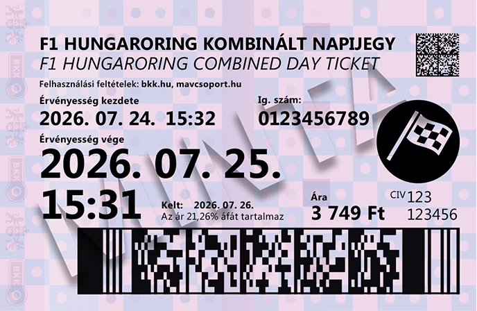 F1 Hungaroring combined day ticket