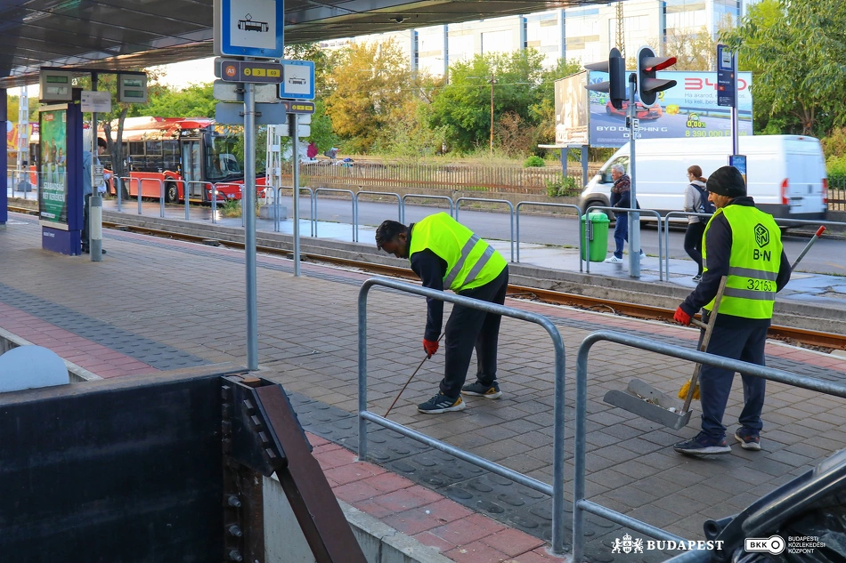 Köztisztasági akció a Mexikói úton