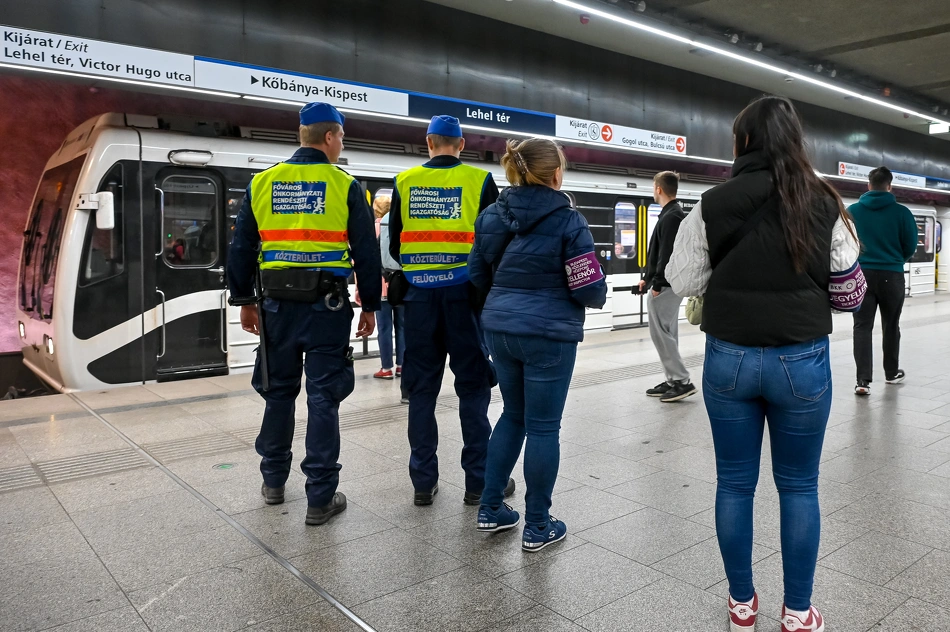 Köztisztasági és közrendvédelmi akció a Lehel téren